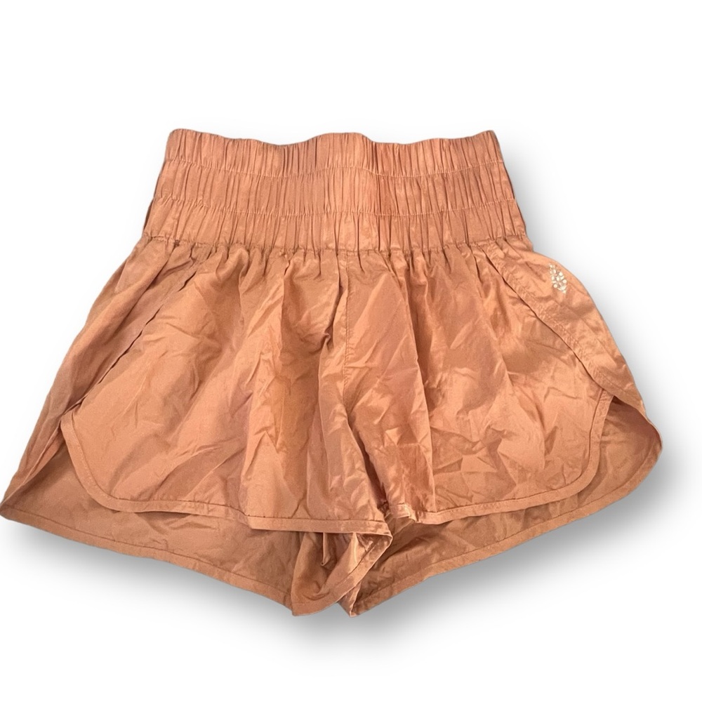 Free People Movement The Way Home Peach Running Shorts Size Medium Gym